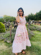Floral Print Cotton Dress